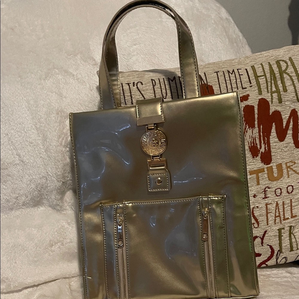 Stylish Gold Tote Bag